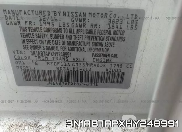3N1AB7APXHY248991 фото 10