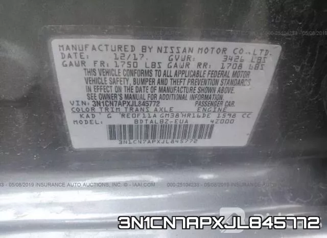3N1CN7APXJL845772 фото 10