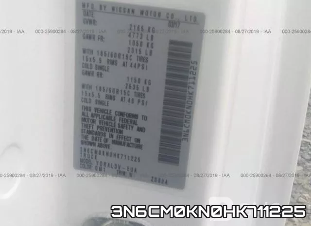 3N6CM0KN0HK711225 фото 10