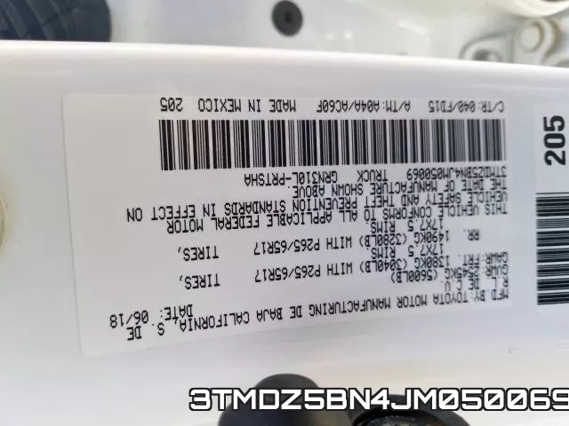 3TMDZ5BN4JM050069 фото 2