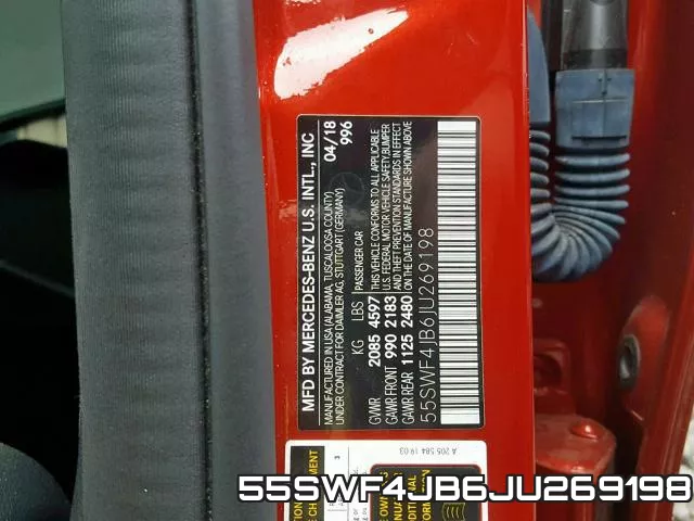 55SWF4JB6JU269198 фото 2
