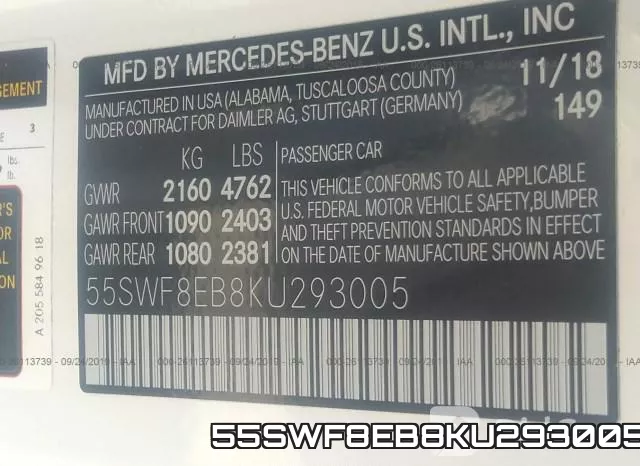 55SWF8EB8KU293005 фото 10