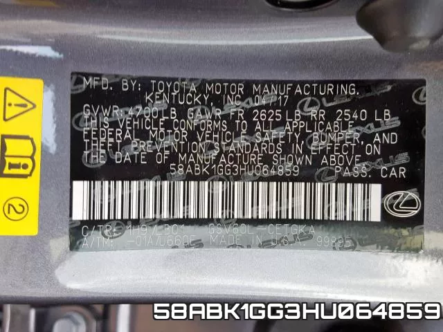 58ABK1GG3HU064859 фото 2