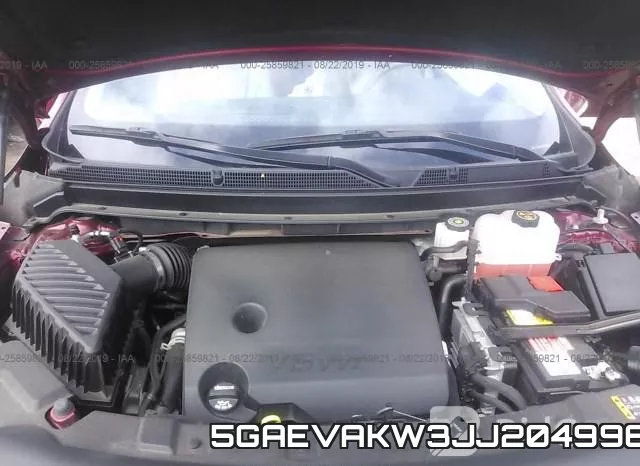 5GAEVAKW3JJ204996 фото 2