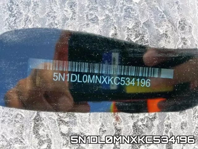 5N1DL0MNXKC534196 фото 2