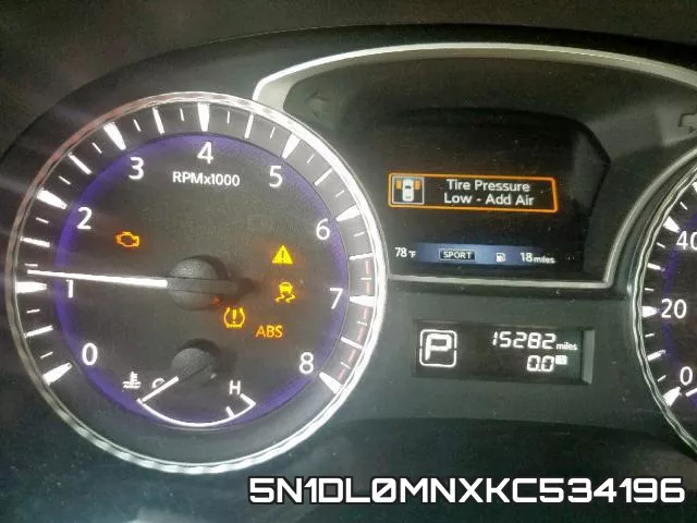 5N1DL0MNXKC534196 фото 9