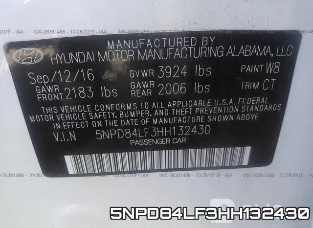 5NPD84LF3HH132430 фото 10