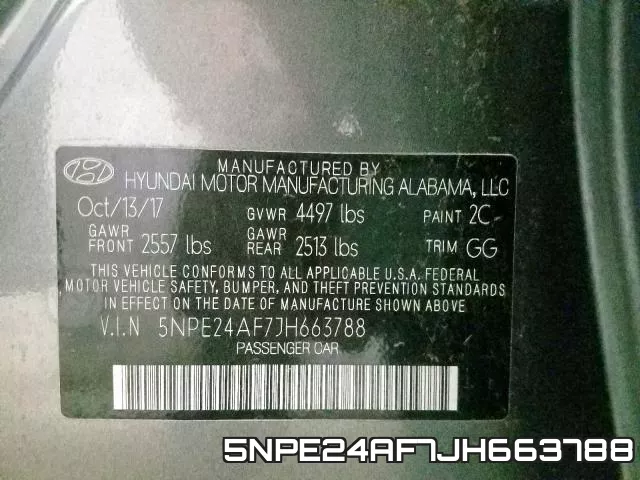 5NPE24AF7JH663788 фото 2