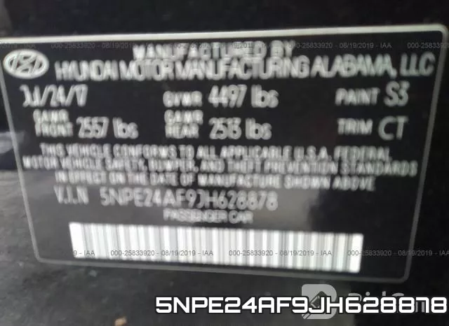 5NPE24AF9JH628878 фото 10
