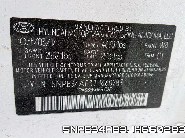 5NPE34AB3JH660283 фото 2