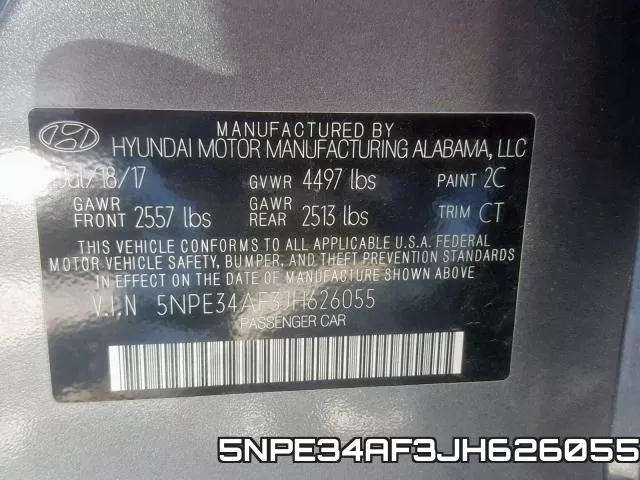 5NPE34AF3JH626055 фото 2