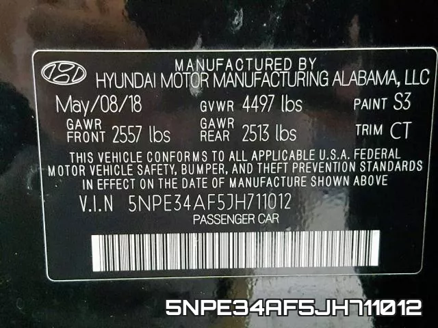 5NPE34AF5JH711012 фото 2