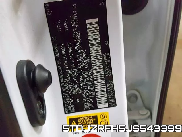 5TDJZRFH5JS543399 фото 2