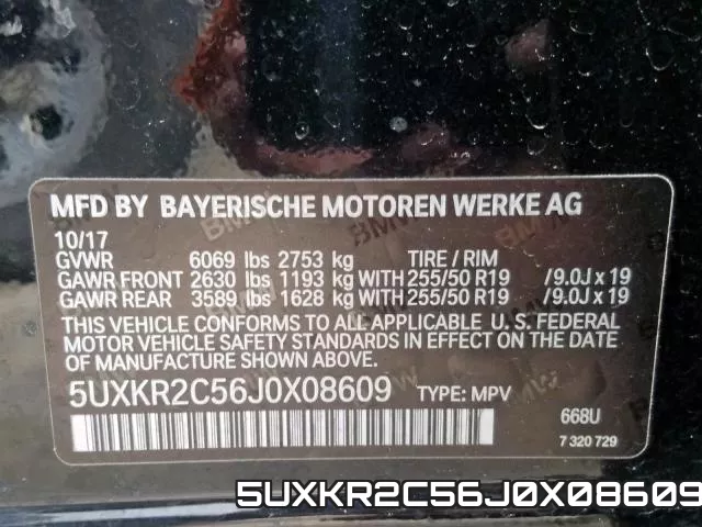 5UXKR2C56J0X08609 фото 2