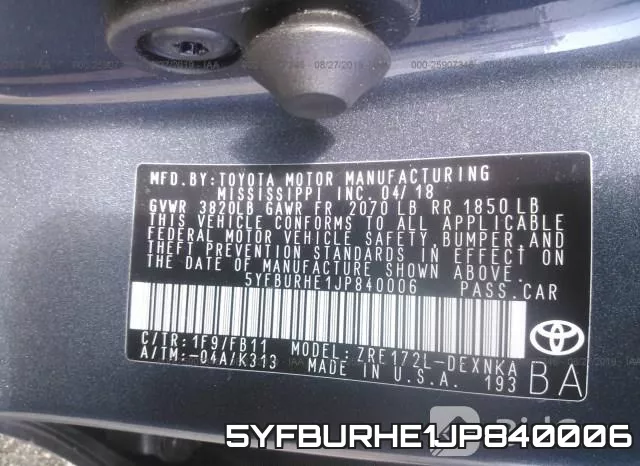 5YFBURHE1JP840006 фото 10
