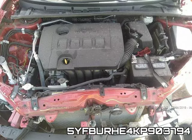 5YFBURHE4KP903794 фото 2