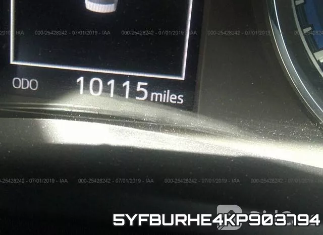 5YFBURHE4KP903794 фото 8