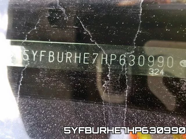 5YFBURHE7HP630990 фото 2