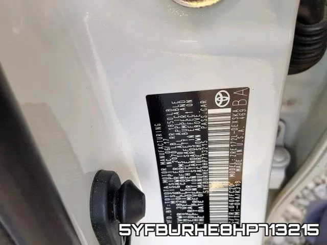 5YFBURHE8HP713215 фото 2