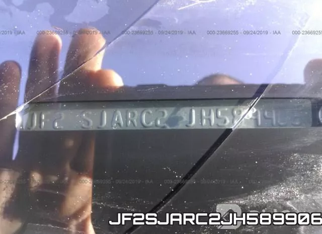 JF2SJARC2JH589906 фото 10