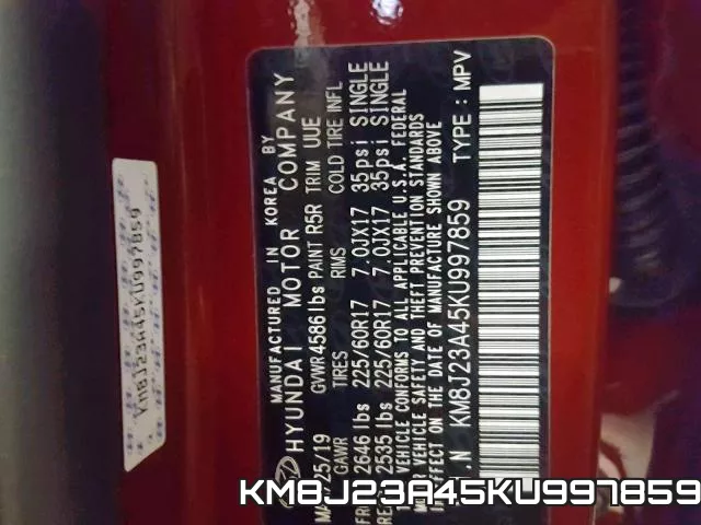 KM8J23A45KU997859 фото 2