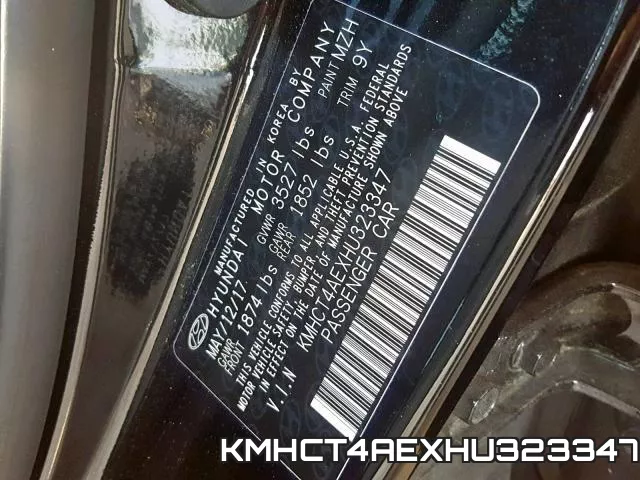 KMHCT4AEXHU323347 фото 2