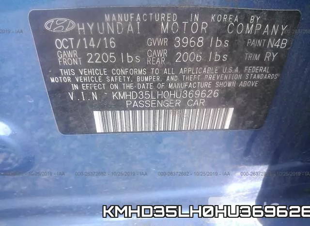 KMHD35LH0HU369626 фото 10
