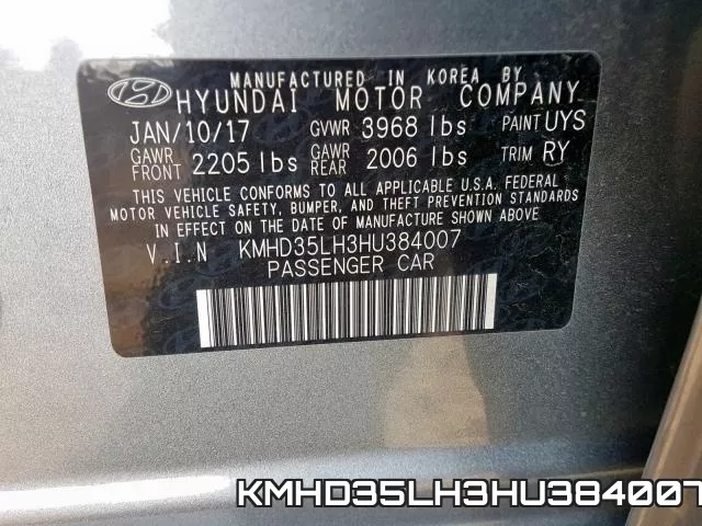 KMHD35LH3HU384007 фото 2
