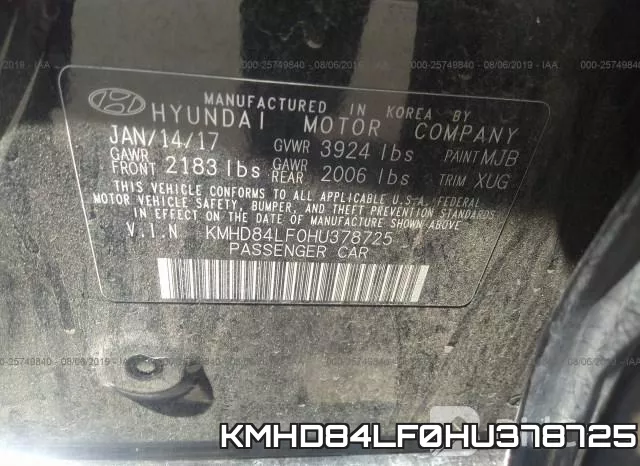 KMHD84LF0HU378725 фото 10