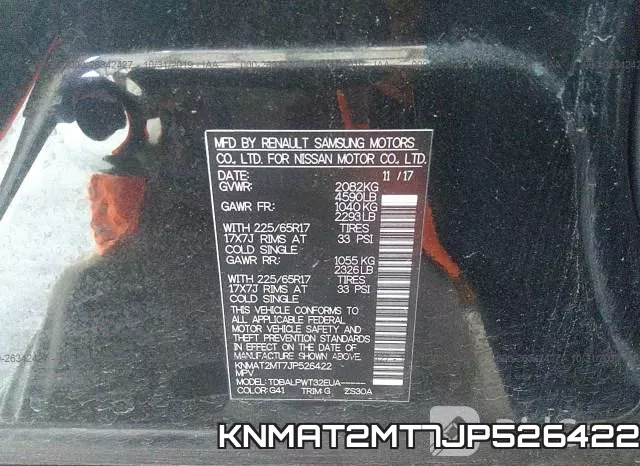 KNMAT2MT7JP526422 фото 10