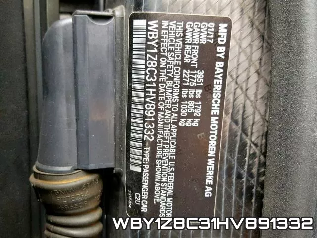 WBY1Z8C31HV891332 фото 2