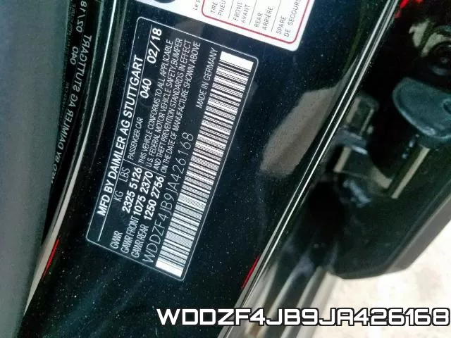WDDZF4JB9JA426168 фото 2