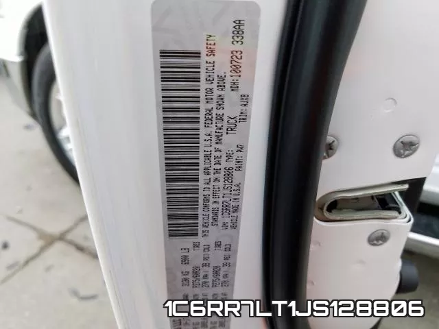 1C6RR7LT1JS128806 фото 2