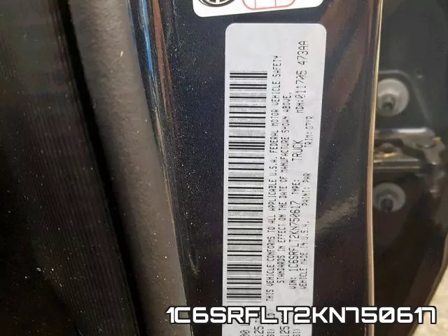 1C6SRFLT2KN750617 фото 2