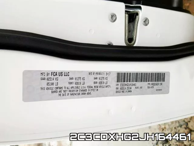 2C3CDXHG2JH164461 фото 2