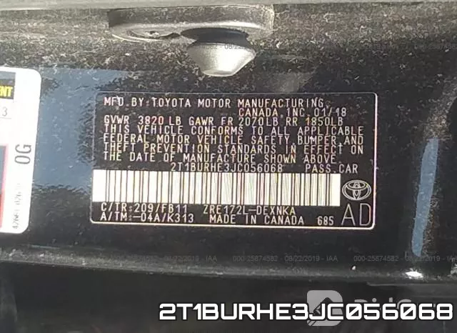 2T1BURHE3JC056068 фото 10