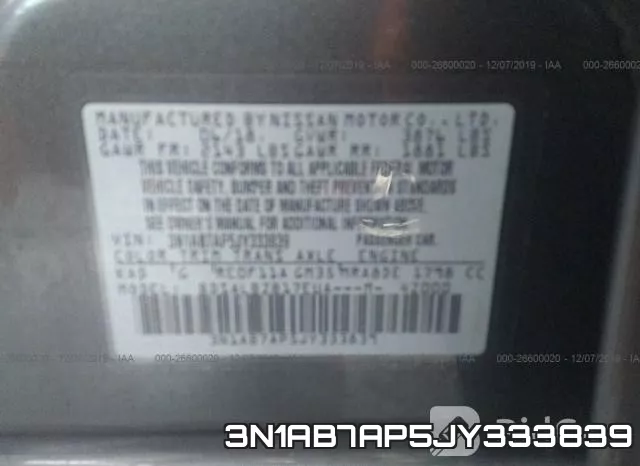3N1AB7AP5JY333839 фото 10