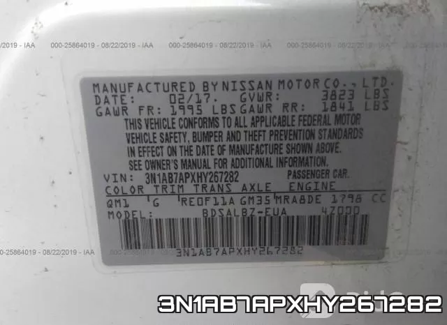 3N1AB7APXHY267282 фото 10