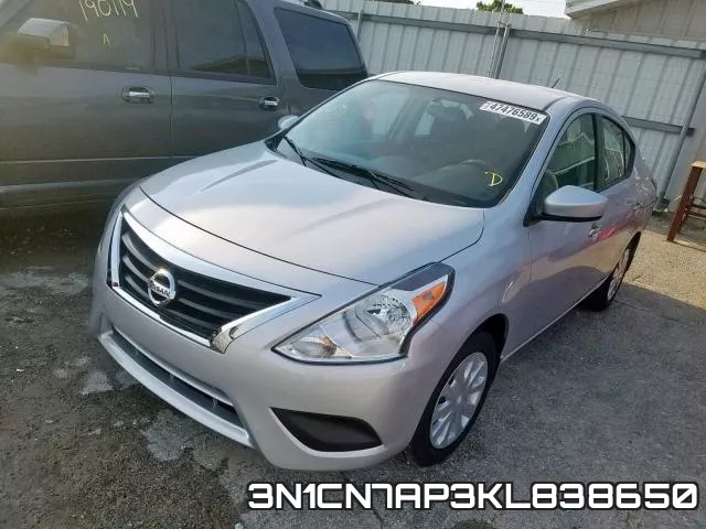 3N1CN7AP3KL838650 фото 3