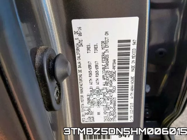 3TMBZ5DN5HM006015 фото 2