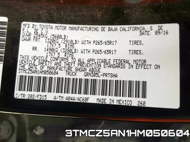 3TMCZ5AN1HM050604 фото 2