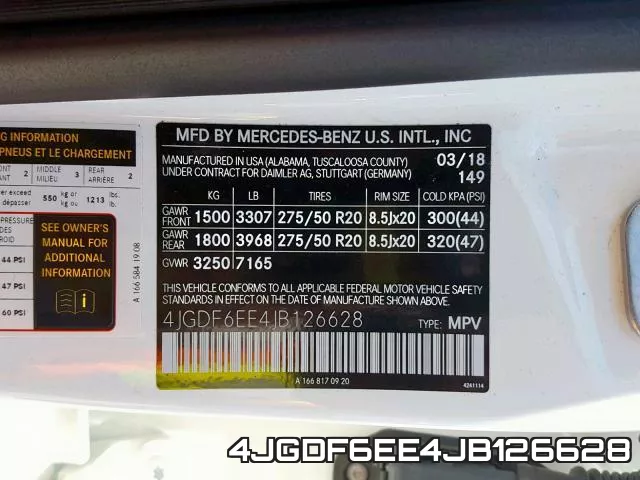 4JGDF6EE4JB126628 фото 2