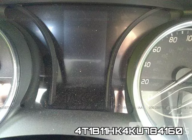 4T1B11HK4KU784160 фото 8