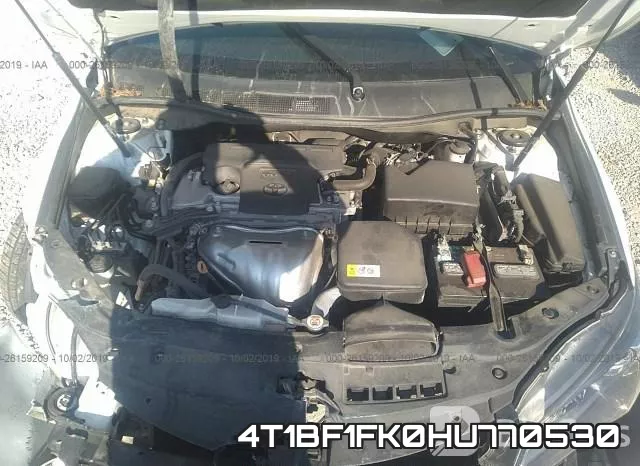 4T1BF1FK0HU770530 фото 2