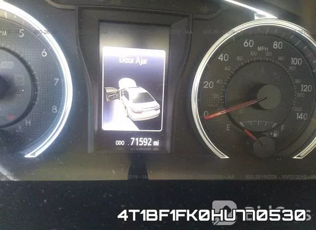 4T1BF1FK0HU770530 фото 8