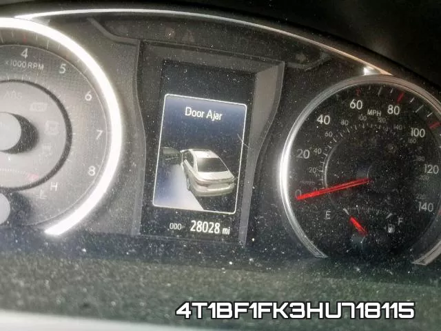 4T1BF1FK3HU718115 фото 9