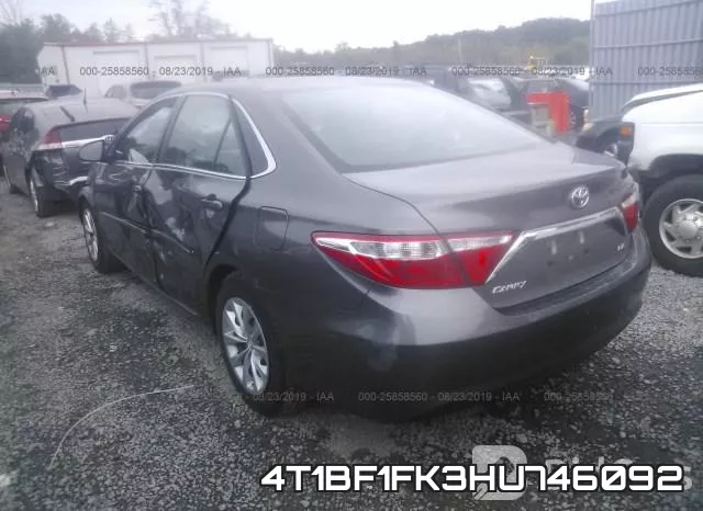 4T1BF1FK3HU746092 фото 4