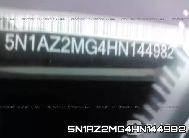 5N1AZ2MG4HN144982 фото 10