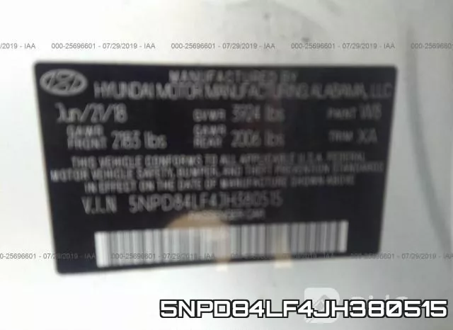 5NPD84LF4JH380515 фото 9