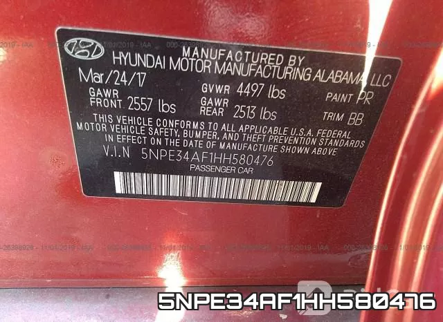 5NPE34AF1HH580476 фото 10